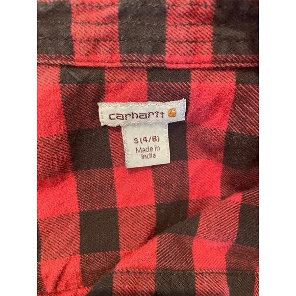 Women’s Carhartt Cropped Button-down Top Sz SM - Picture 5 of 6